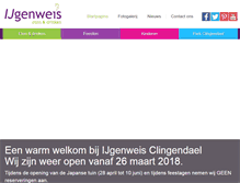 Tablet Screenshot of ijgenweisclingendael.nl